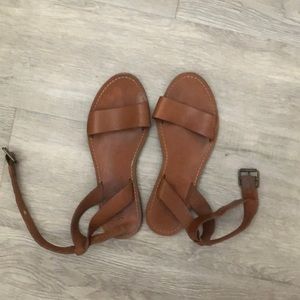 Tan Madewell sandals
